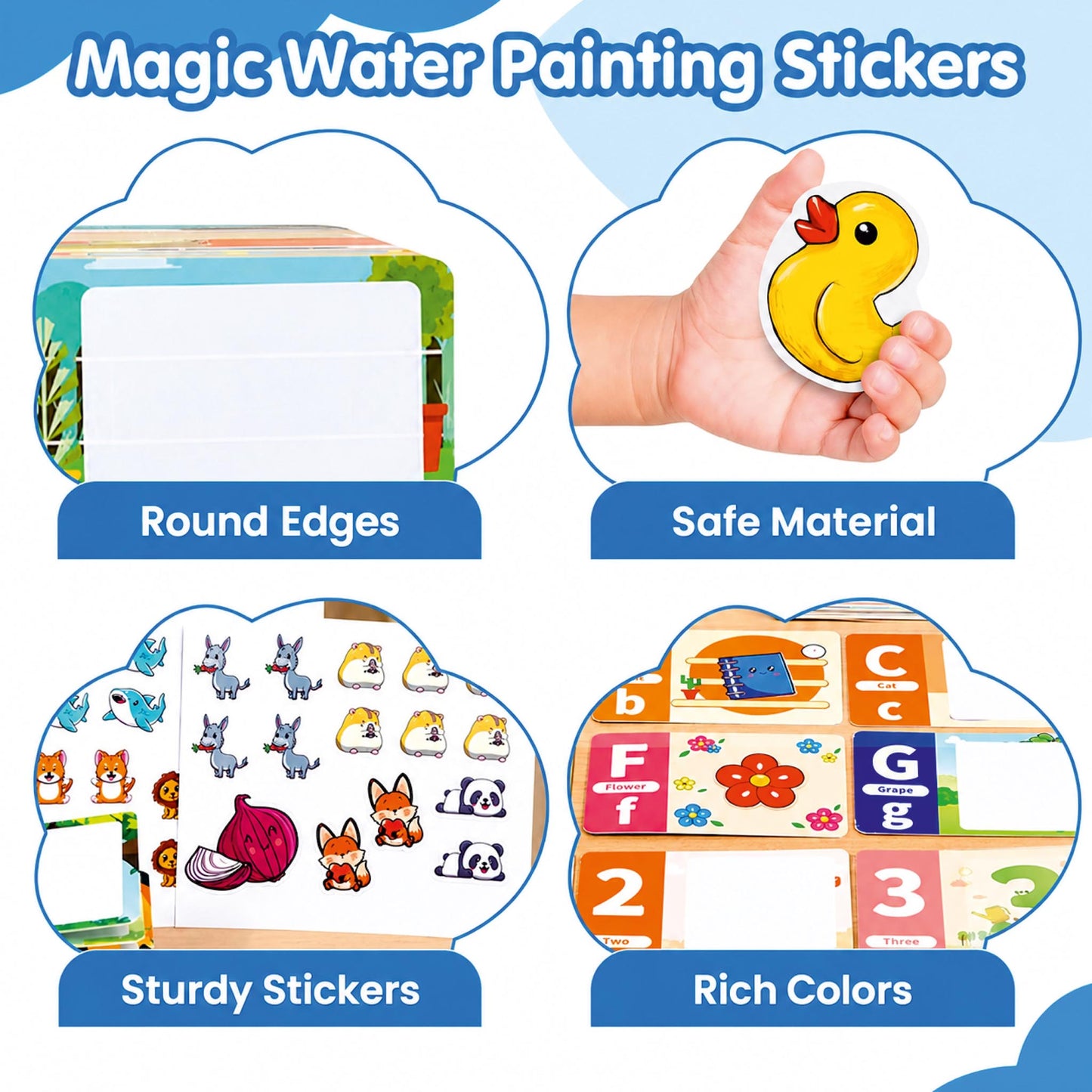 Magic Water Painting Book for Kids