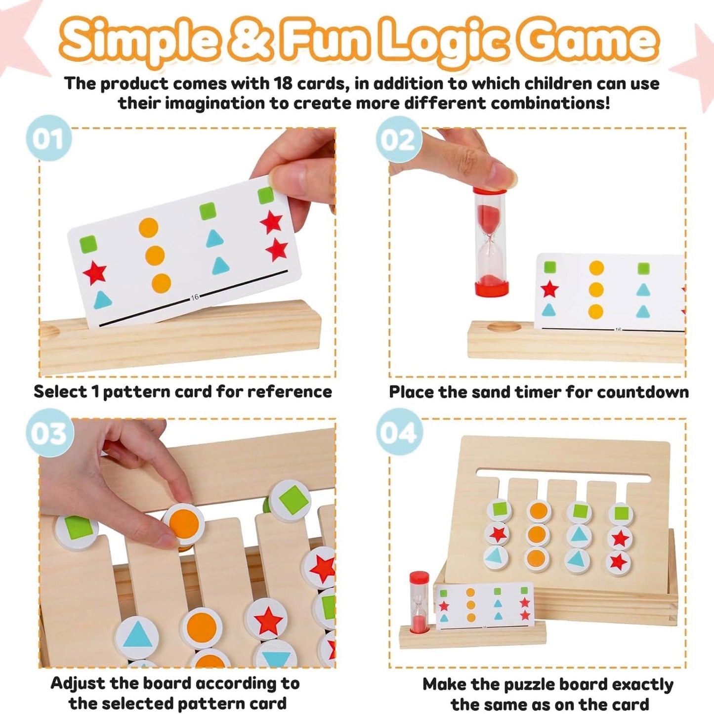 Four Colour Logic Matching Puzzle Game