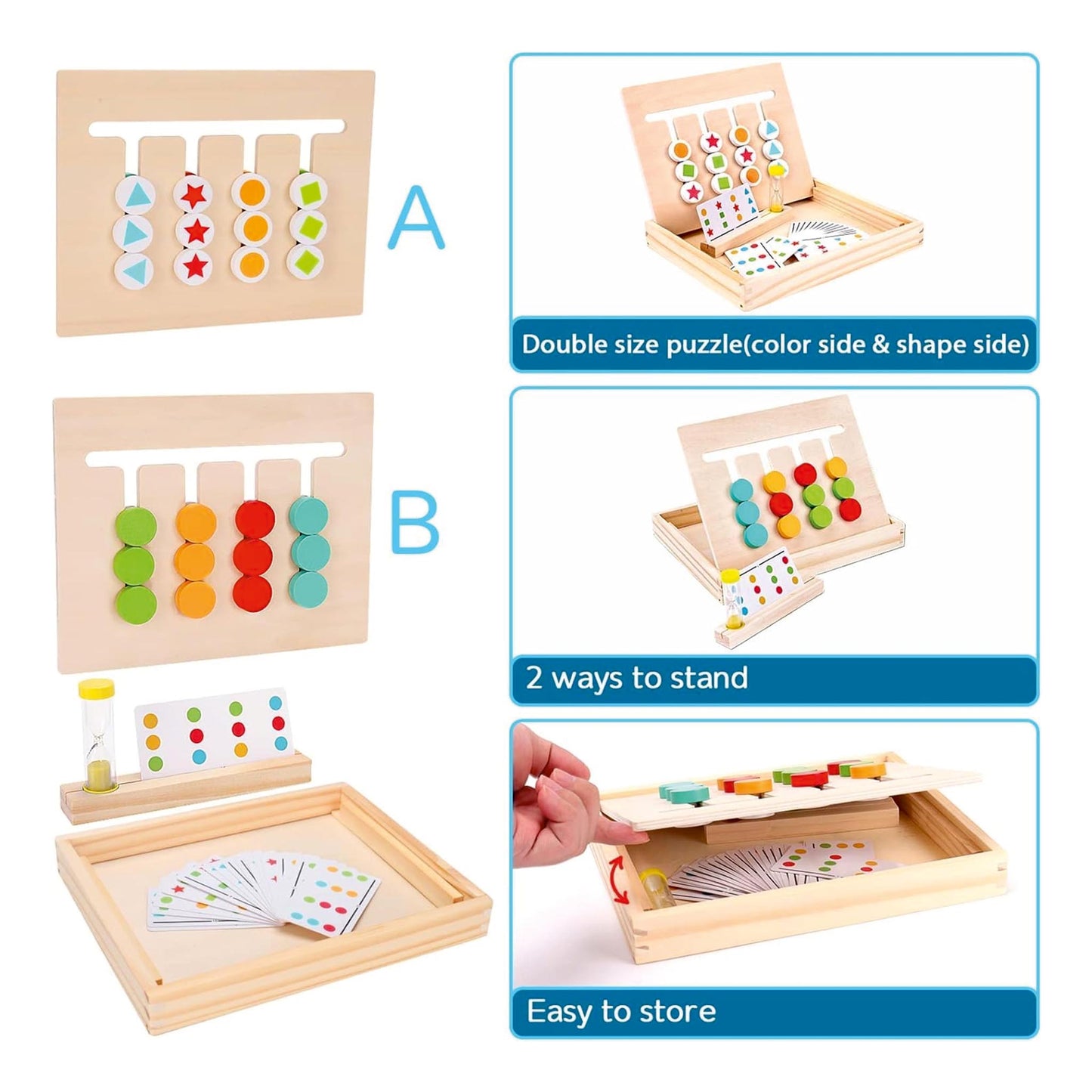 Four Colour Logic Matching Puzzle Game