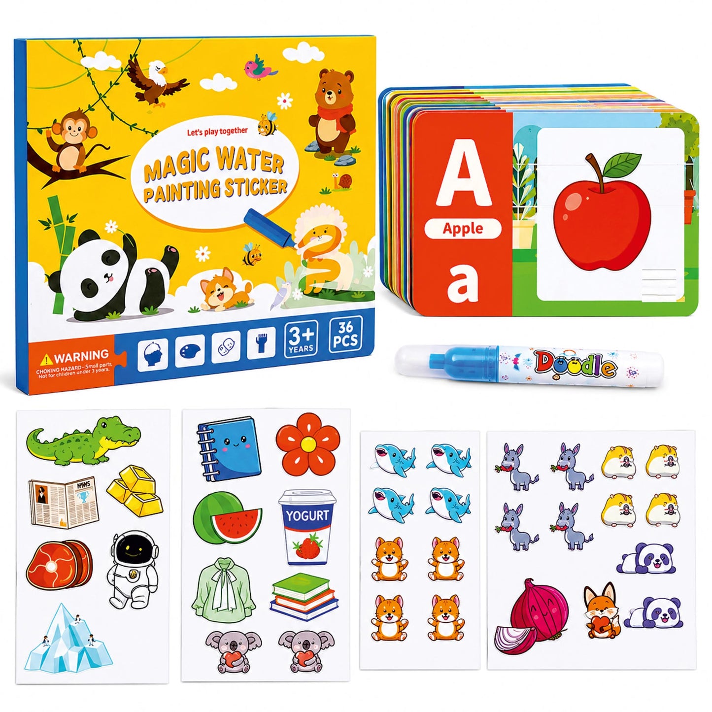 Magic Water Painting Book for Kids