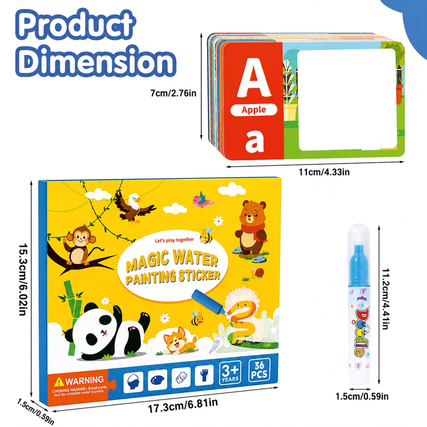 Magic Water Painting Book for Kids